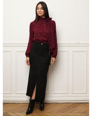 La Modeuse Jupes Longues Jupes Pour Femme - Rouge
