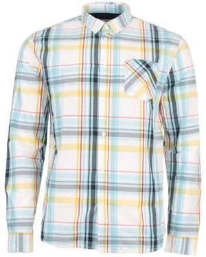 Solid Chemise ARVID CHECK LS - Bleu