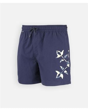 Oxbow Maillots de bain Beach short graphique TAGTAN - Bleu