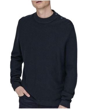 Only & Sons Pull Walder - Bleu