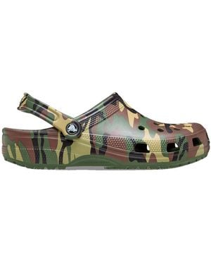 Crocs™ Sabots Sabots Classic Camouflage vert flottants