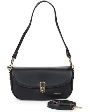 Hexagona Borsa A Spalla Cali - Nero