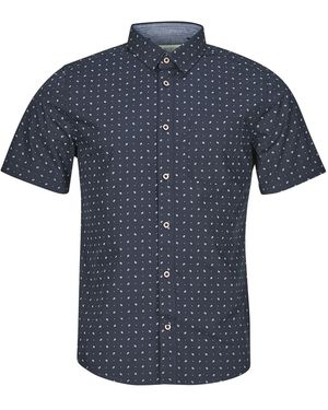 Tom Tailor Camicia A Maniche Corte 1034880 - Blu