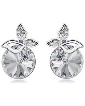 Sc Crystal Boucles oreilles B1280-BO-CRYS - Métallisé