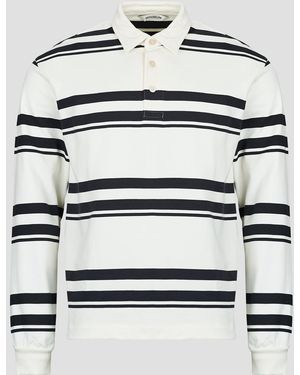 Minimum Polo Shirt Lange Mouw Tate Polo - Wit
