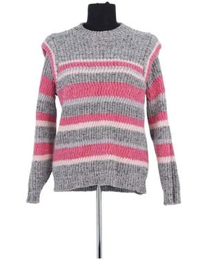 Sezane Pull Pull en coton anthracite - Rouge