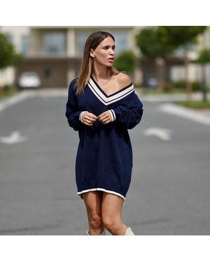 THEAD. Korte Jurk Alyssa Dress - Blauw