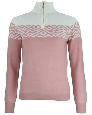 Peak Mountain Pull Pull col roulé AKAR - Rose