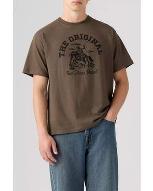 Levi's T-Shirt Tee-Shirt Levi's Graphic Vintage Fit Tee Coffee - Marron