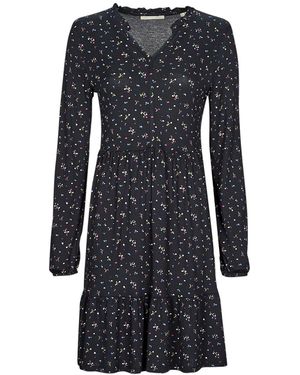 Esprit Robe courte CVE AOP CREPE - Noir