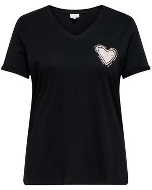 Only Carmakoma T-shirt 195444VTPE26 - Noir