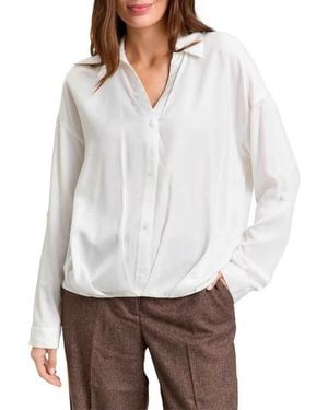 Tom Tailor Chemise Chemise OVERSIZE Whisper White - Blanc