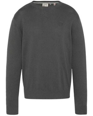 Schott Nyc Pull Basic Fin Rase - Gris