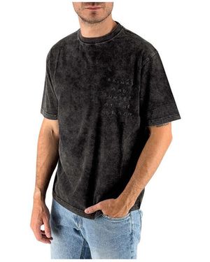 TOOCO T-Shirt Stampa Drinks Sunset - Noir