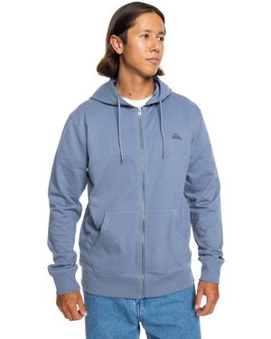 Quiksilver Sweat-shirt Basic Zip - Bleu