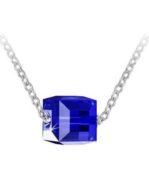Sc Crystal Collier BS2509-SN032-MABL - Bleu