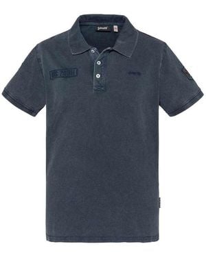 Schott Nyc Polo 8025401 - Bleu