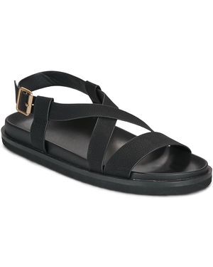 Roxy Sandali Bassi Zaho Crossed - Nero