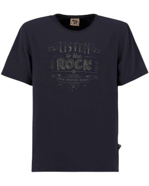 E9 T-shirt Listen 2.2 - Bleu