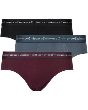 EMINENCE Slips Business Pack De 3 - Noir
