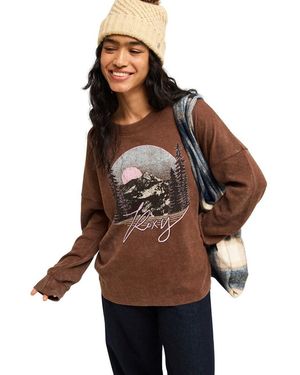 Roxy T-Shirt Eastside Midweight - Marron