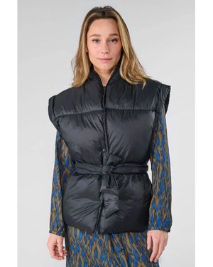 Veste Asymétrique Le Temps Des Cerises - Noir Et Blanc - Taille S - Occasion Très Bon État