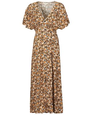 Rip Curl Abito Lunghi Sea Of Dreams Maxi Dress Ss - Metallizzato