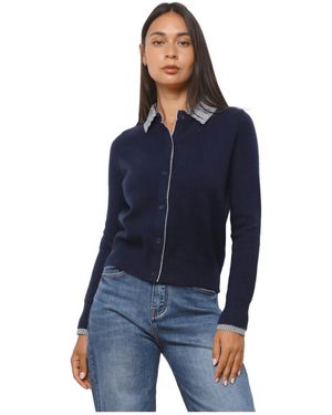 La Modeuse Gilet Gilets, Cardigans Pour Femme - Bleu
