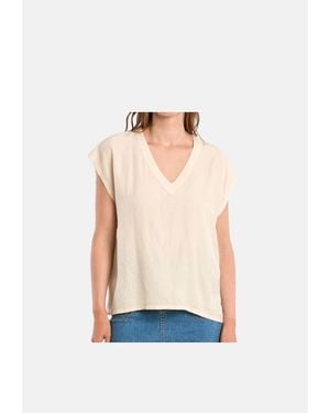 Molly Bracken T-shirt la1895ep_crema - Blanc