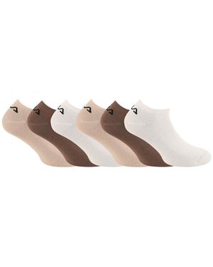 Fila Chaussettes Lot De 6 Paires De Chaussettes Socquettes Homme Mocho Mousse - Neutre