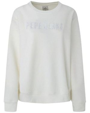 Pepe Jeans Sweat-shirt CACEY FUTURE ECRU - Blanc