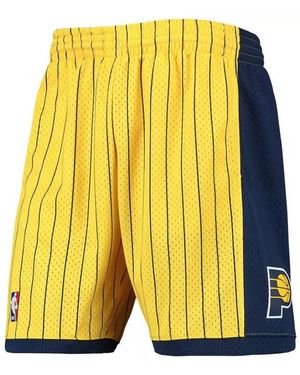 Mitchell & Ness Short Short NBA Indiana Pacers 1999 - Jaune