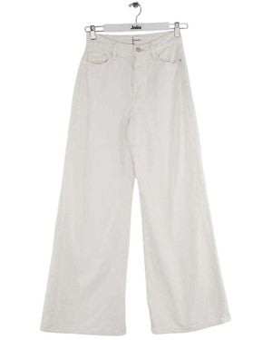 FRAME Jeans flare / larges Jean large en coton - Blanc