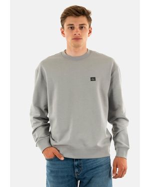 Calvin Klein Sweat-shirt lv04rc273g - Gris