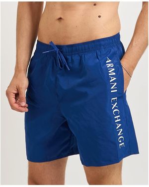 EAX Maillots de bain Maillot de bain avec logo - Bleu