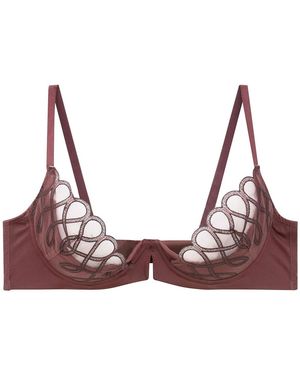 Pommpoire Emboitants Soutien-gorge corbeille bordeaux Anthologie - Marron