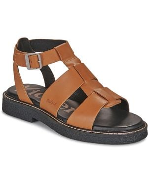 Kickers Sandali Bassi Kick Lila - Marrone