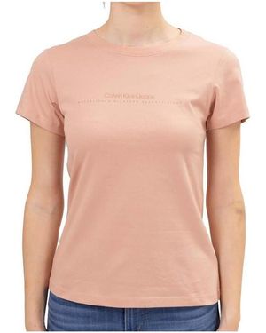 Calvin Klein T-shirt J20J224990-TGW - Rose