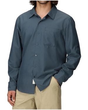 Marmot Chemise Airexchange Upf 40 Ls Shirt - Bleu