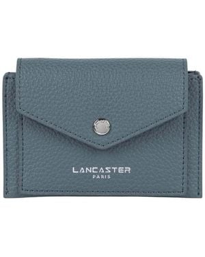 Lancaster Portefeuille Porte-Cartes Maya Double Kba 117-010 Givré - Bleu