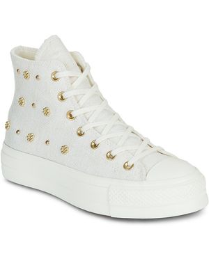 Converse Hoge Sneakers Chuck Taylor All Star Lift - Wit
