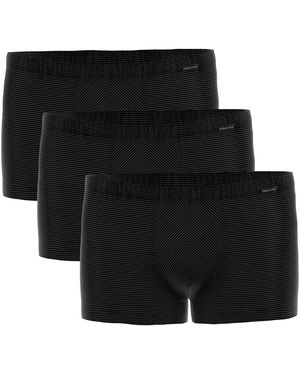 Ammann Caleçons Caleçon Cotton More Retro Short 3P - Noir
