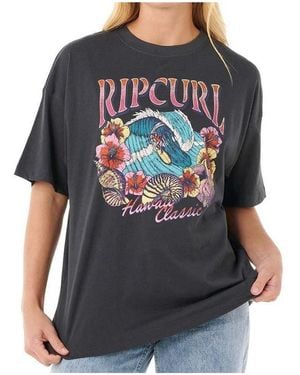 Rip Curl T-shirt HAWAII CLASSIC HERITAGE TEE - Noir