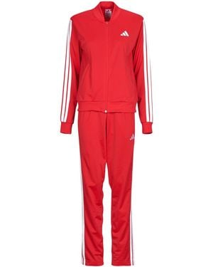 adidas Ensembles de survêtement Essentials 3-Stripes Track Suit - Rouge