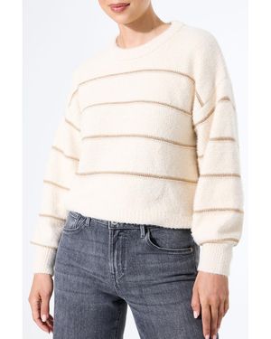 Garcia Pull Pull CHENILLE Whitecap - Blanc
