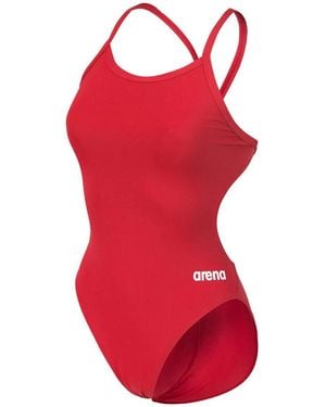 Arena Maillots De Bain Team Swimsuit - Rouge