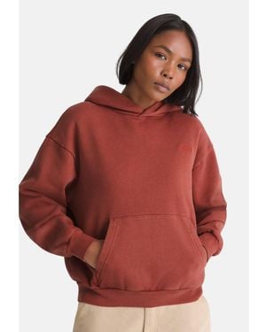 Vans Sweatshirts À Capuche Salton Washed Pullover - Rouge