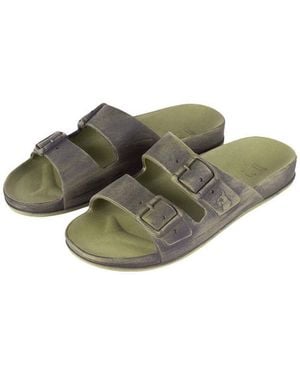 CACATOES Sandales Sandales Plates Femme Vitoria - Vert