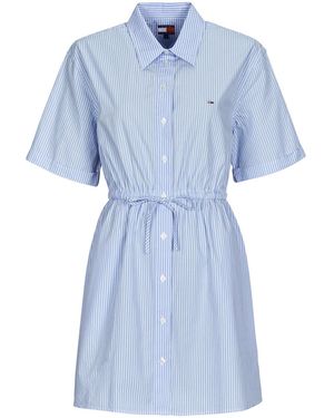 Tommy Hilfiger Kurze Kleider Tjw Mini Stripe Shirt Dress - Blau