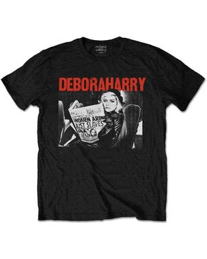 Debbie Harry T-shirt Women Are Just Slaves - Noir